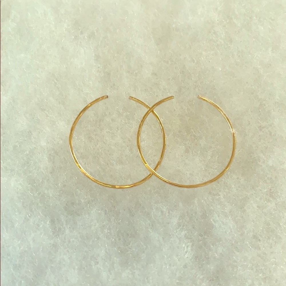 14K Gold Filled Hoops